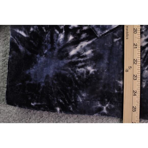 NWT J.Jill Top‎ Women's XL Pure Jill Blue Velvet Tie Dye 3/4 Sleeve Soft Boho - Picture 8 of 8